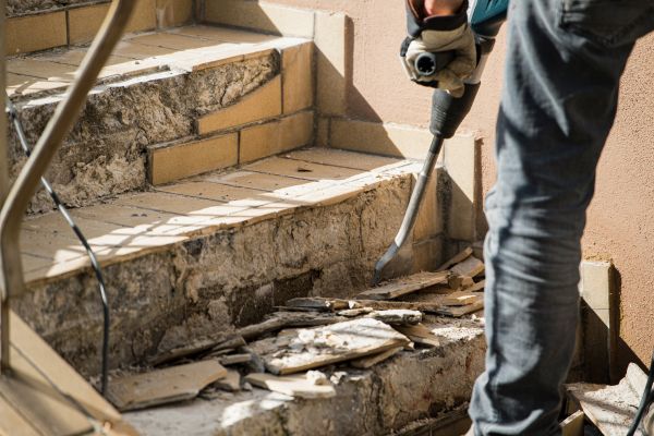 Concrete Stair Demolition Service